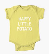 Glückliche kleine Kartoffel Baby Body Kurzarm