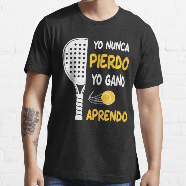 Camiseta Padel Padel Tenis Pádel Paddle Ball, Negro 
