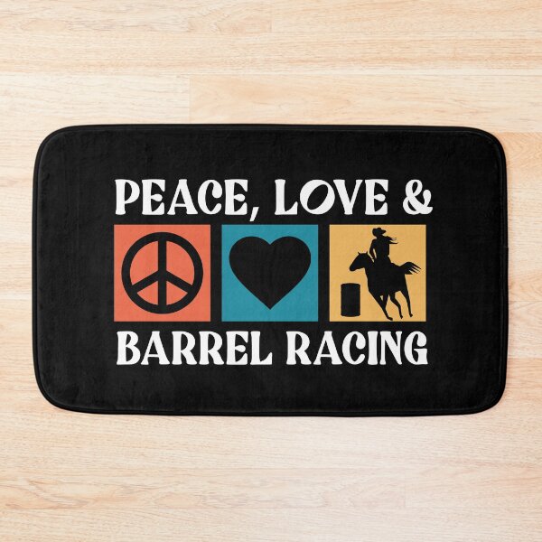 Item preview, Peace Love Barrel Racing Western Riding Horse designed and sold by Pubi.