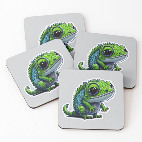 Item preview, Cute Animal Sticker - Chameleon designed and sold by ROBIN MACGREGOR.