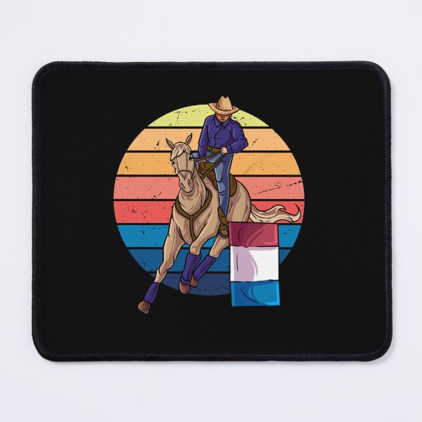 Item preview, Barrel Racing Vintage Western Riding Horse Rodeo designed and sold by Pubi.