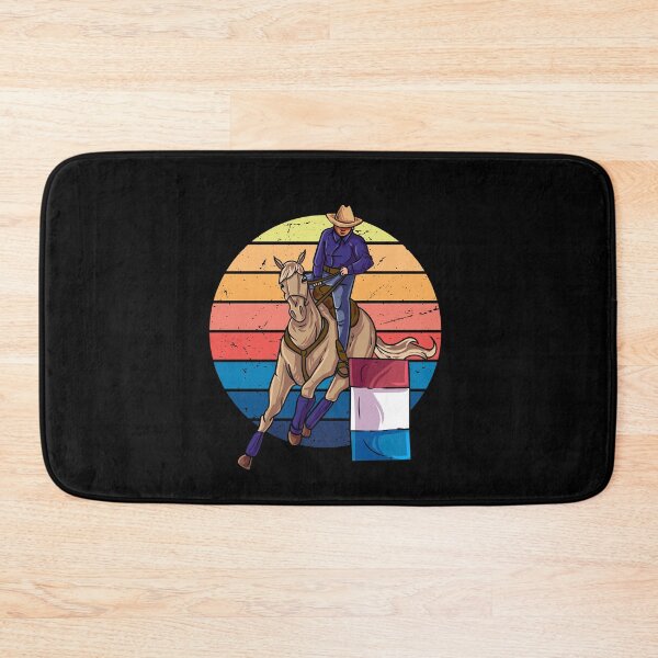 Item preview, Barrel Racing Vintage Western Riding Horse Rodeo designed and sold by Pubi.