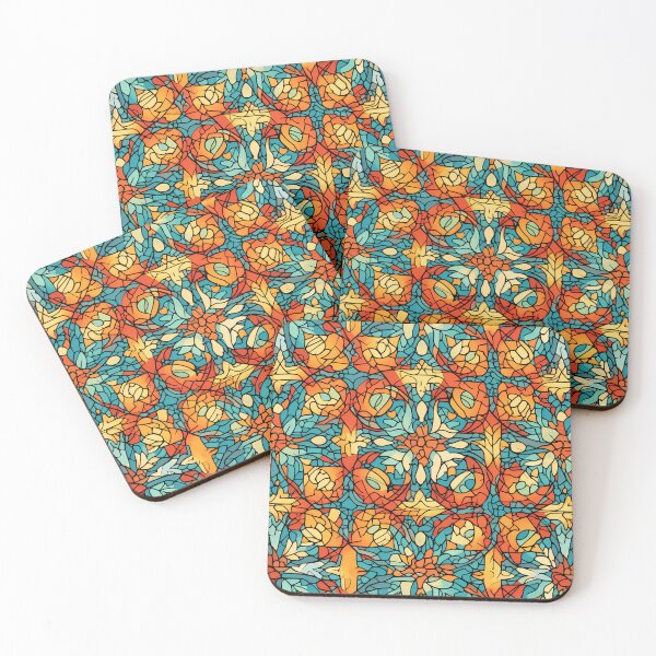 Item preview, Vibrant Mosaic: Abstract Pattern Art for Print designed and sold by GiveMeMood.