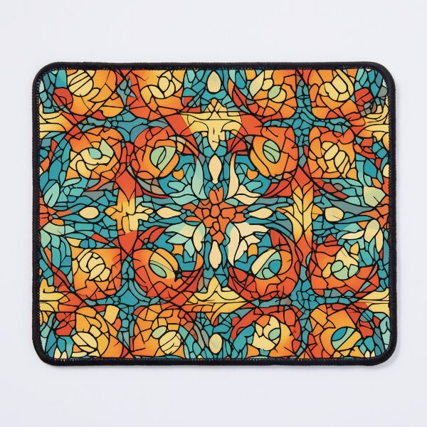 Item preview, Vibrant Mosaic: Abstract Pattern Art for Print designed and sold by GiveMeMood.