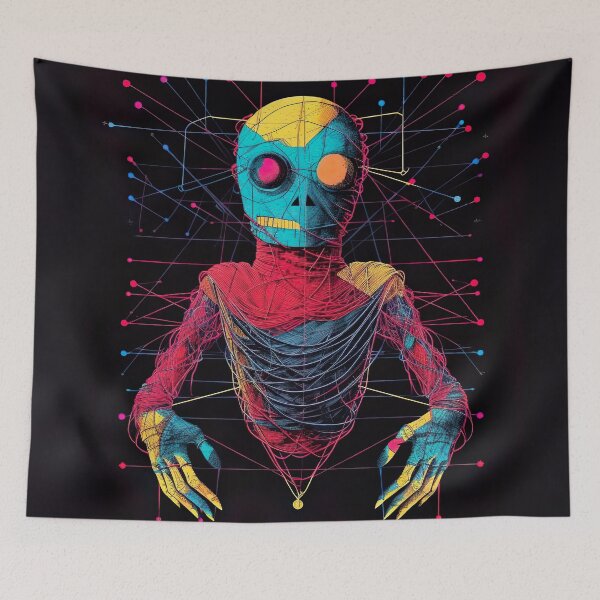 Item preview, String puppet - colorful lifelines designed and sold by miss-keysmash.