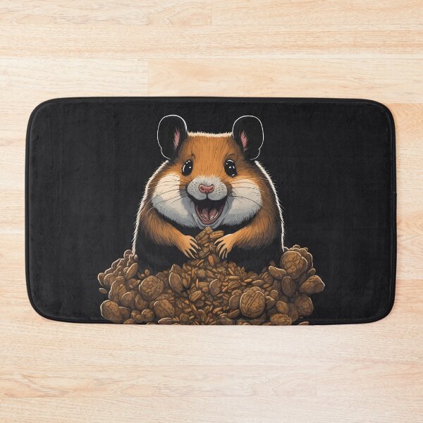 Item preview, Hamster in a nut pile, funny, rodent designed and sold by Hypershirty.