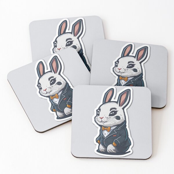 Item preview, Cute Animal Sticker - Smart Bunny designed and sold by ROBIN MACGREGOR.