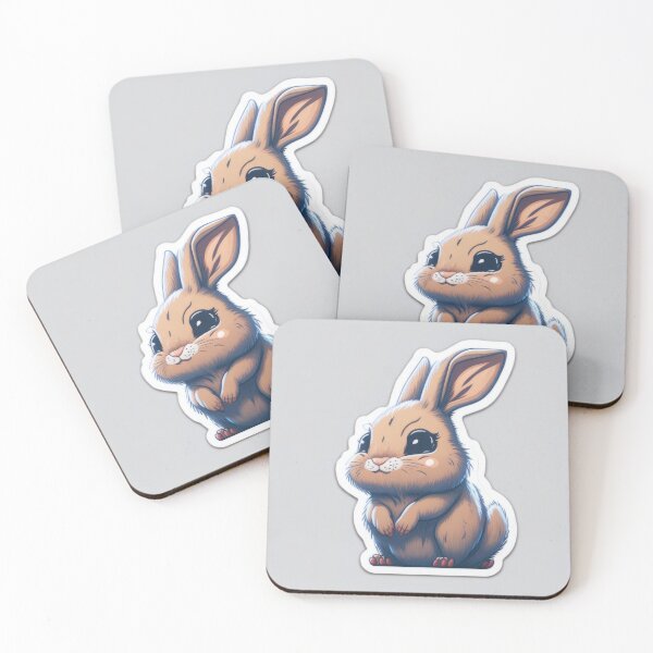 Item preview, Cute Animal Sticker - Smart Bunny designed and sold by ROBIN MACGREGOR.