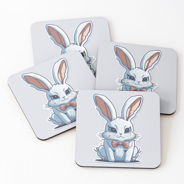 Item preview, Cute Animal Sticker - Smart Bunny designed and sold by ROBIN MACGREGOR.