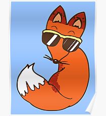 Cool Fox Poster