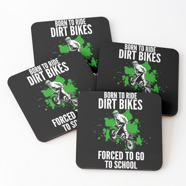 Item preview, Born To Ride Dirt Bikes Forced To Go To School designed and sold by Pubi.