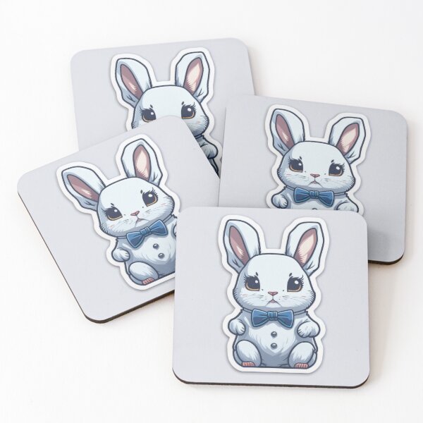 Item preview, Cute Animal Sticker - Smart Bunny designed and sold by ROBIN MACGREGOR.