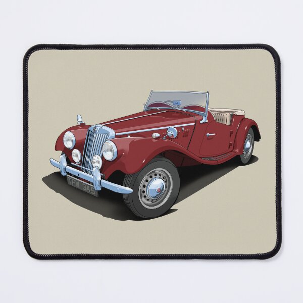Item preview, 1954 MG TF in autumn red designed and sold by candc-retro.