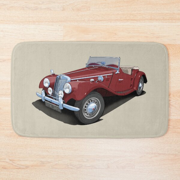 Item preview, 1954 MG TF in autumn red designed and sold by candc-retro.