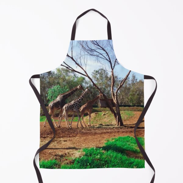 Item preview, Three long neck giraffes in the african savanah designed and sold by Donutlovers.