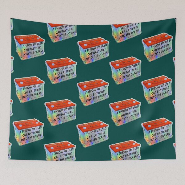 Item preview, I Throw My Used Car Batteries in the Ocean designed and sold by lepetitpinz.