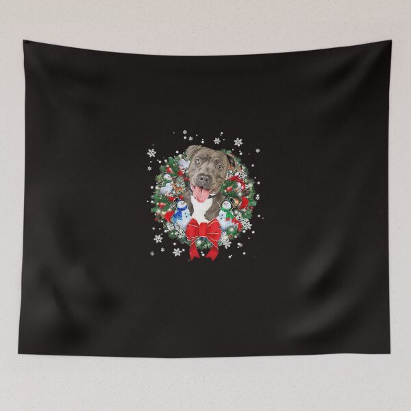 Item preview, Bully Christmas Wreath Ornament Decoration Xmas Pajama 467 Pitbull Dog designed and sold by KamleshKohli.