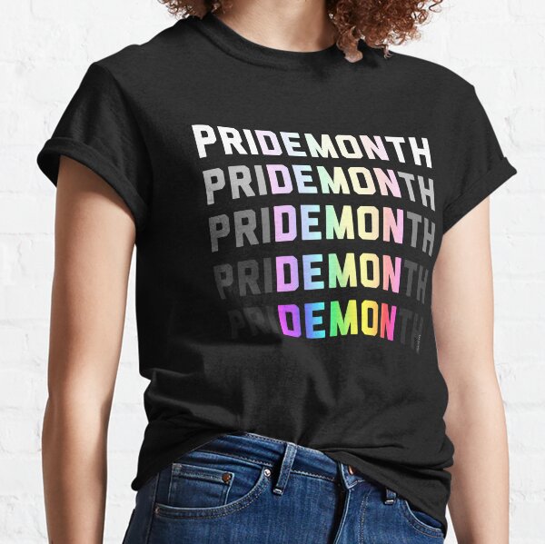 arc-en-ciel PriDEMONth T-shirt classique