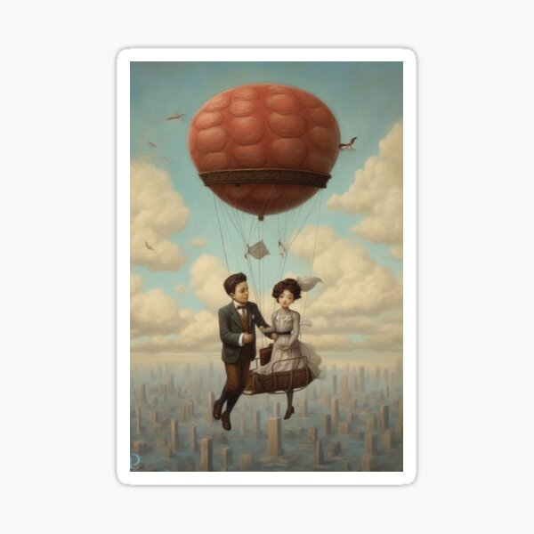 The Hot Air Balloon Sticker