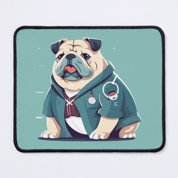 Item preview, Cute Doctor Bulldog designed and sold by Amir Faysal.