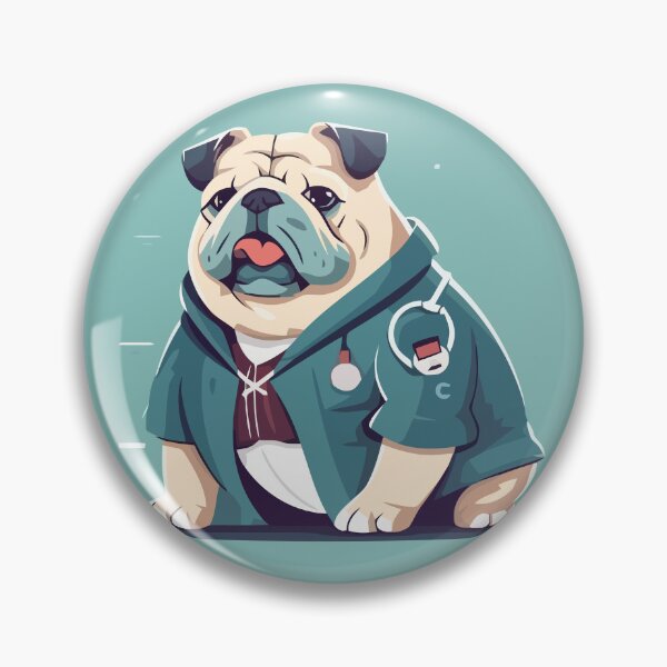 Item preview, Cute Doctor Bulldog designed and sold by Amir Faysal.