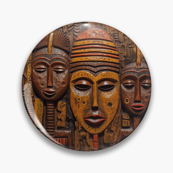 Item preview, Mysteries Unveiled: The Enigmatic Scary African Tribe designed and sold by Art-Syndicate.