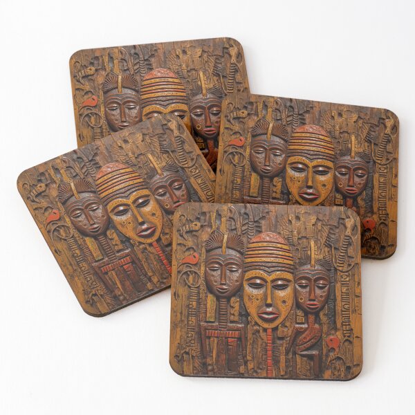 Item preview, Mysteries Unveiled: The Enigmatic Scary African Tribe designed and sold by Art-Syndicate.