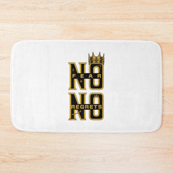 Item preview, No Fear No Regrets Typography designed and sold by Alahchin Art.