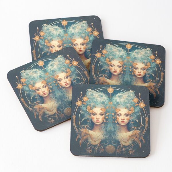 Item preview, Astro Twins Unite: Gemini Zodiac Fun for the Witty and Wonderfully Versatile Stargazers! designed and sold by Silverstormer.