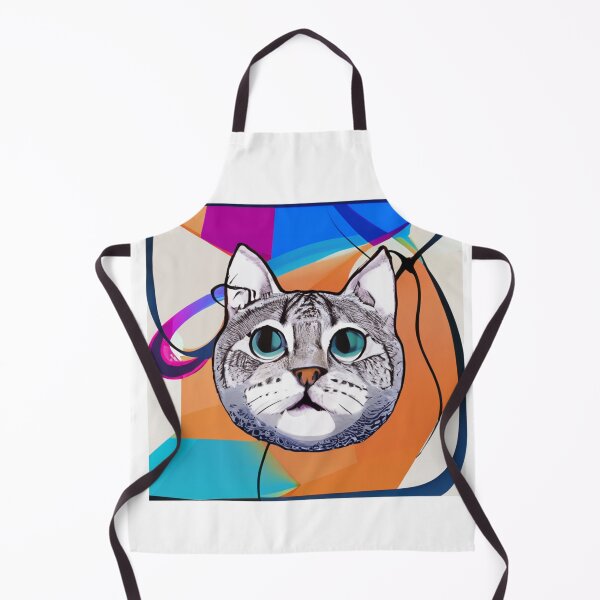 Item preview, Abstract Artsy Cat designed and sold by SaturnSix.