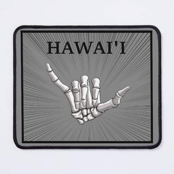 Item preview, shaka skelly square - hang loose - hawaii designed and sold by AlohaAether.
