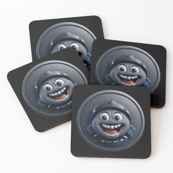 Item preview, Smiling Cute Hockey Puck Cartoon Character designed and sold by PC-artist.