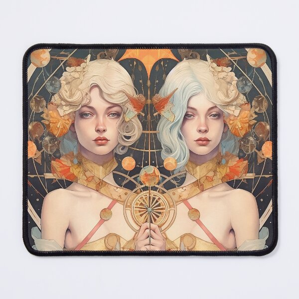 Item preview, Dynamic Duo Delights: Gemini Zodiac Goodies for the Charming and Intellectually Agile Twins! designed and sold by Silverstormer.