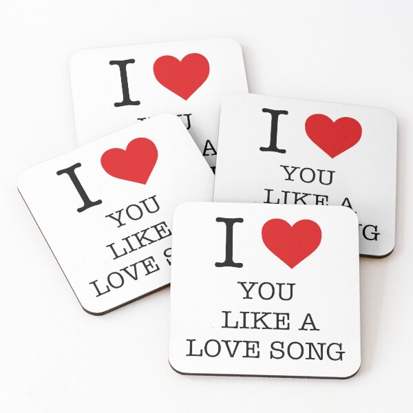 Item preview, I Love You Like a Love Song designed and sold by AleksanderLamek.