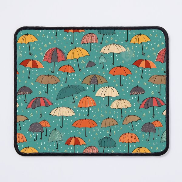 Item preview, Summer Rain of Emotions - Colorful umbrellas in the rain designed and sold by Pixelboys.