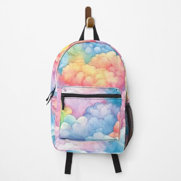 Item preview, Watercolour Rainbow Clouds Seamless Pattern designed and sold by PatternStudios.