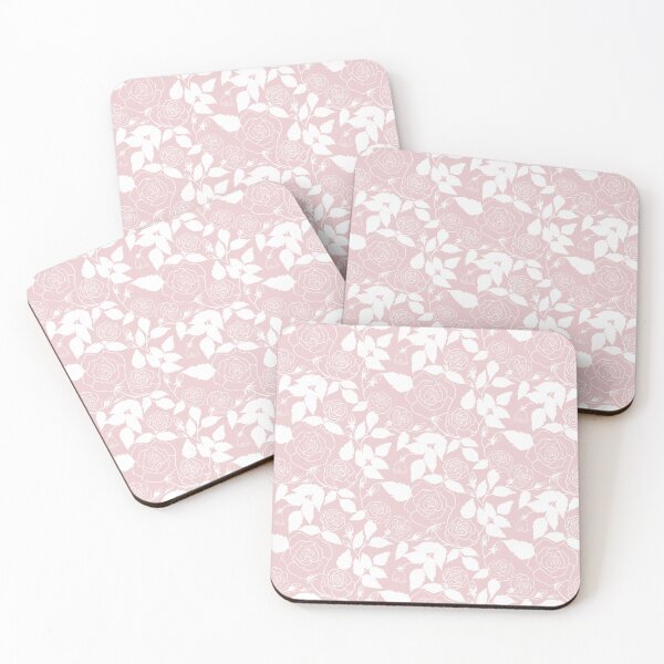 Item preview, The rose garden on blush pink designed and sold by PrettywithColor.
