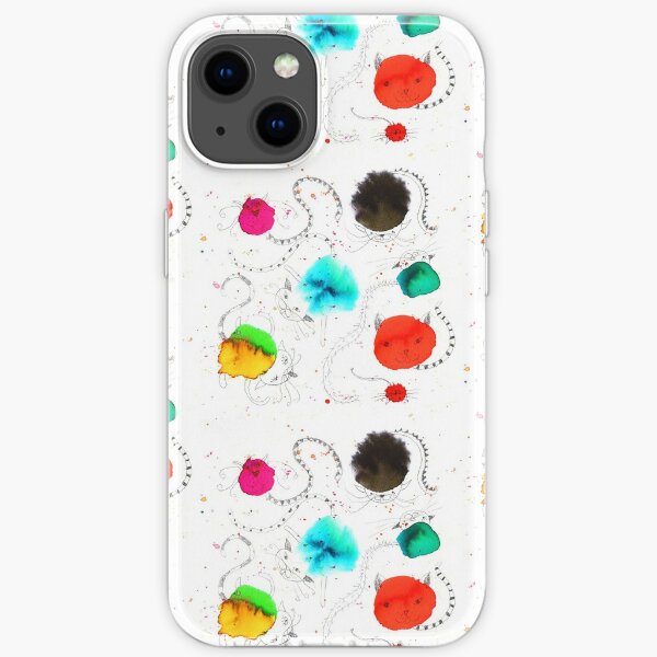 Cats on the roof iPhone Soft Case