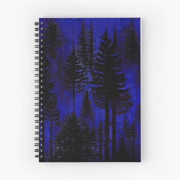 Item preview, Deep Blue Dark Forest designed and sold by SamJanner.