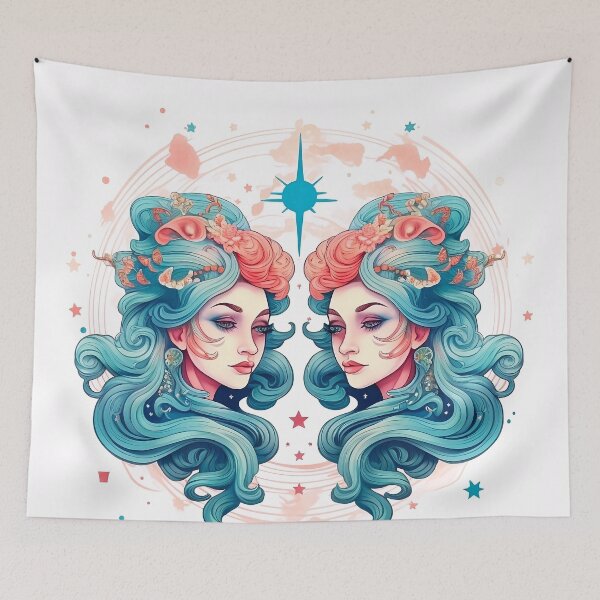 Item preview, Twin-Tastic Adventures: Gemini Zodiac Fun for the Clever and Curiously Inquisitive Stargazers! designed and sold by Silverstormer.