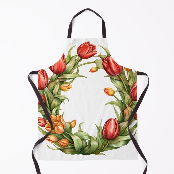 Item preview, Tulips Wreath Clipart, Vibrant Blooms, Spring Florals, Colorful Tulips, Fresh Bouquet, Cheerful Flowers, Garden Charm designed and sold by CoolorPainting.