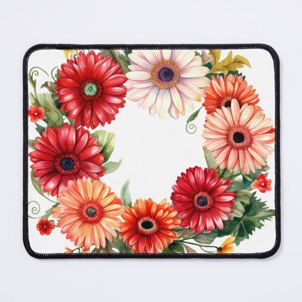 Item preview, Gerberas Wreath Clipart, Cheerful Blooms, Bold Florals, Vibrant Gerberas, Happy Bouquet, Colorful Delight, Playful Petals designed and sold by CoolorPainting.