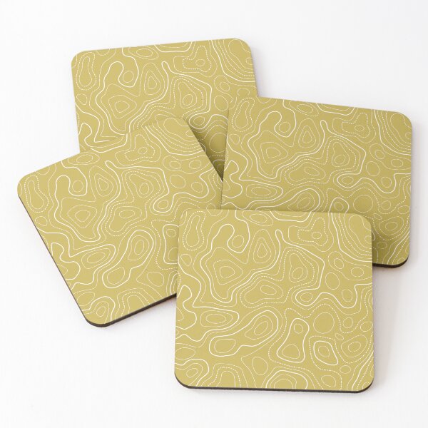 Item preview, Gold Topographic Pattern. designed and sold by Aetherier.