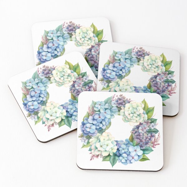 Item preview, Hydrangeas Wreath Clipart, Bountiful Blooms, Enchanting Florals, Dreamy Hydrangeas, Garden Splendor, Soft Beauty, Delicate Petals designed and sold by CoolorPainting.