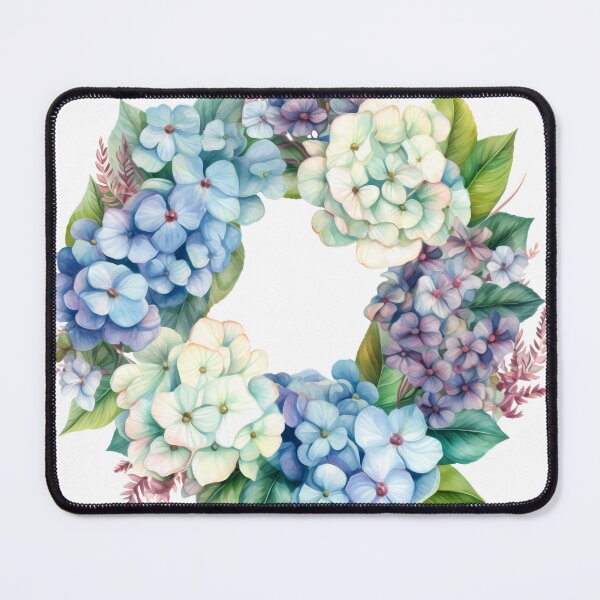 Item preview, Hydrangeas Wreath Clipart, Bountiful Blooms, Enchanting Florals, Dreamy Hydrangeas, Garden Splendor, Soft Beauty, Delicate Petals designed and sold by CoolorPainting.