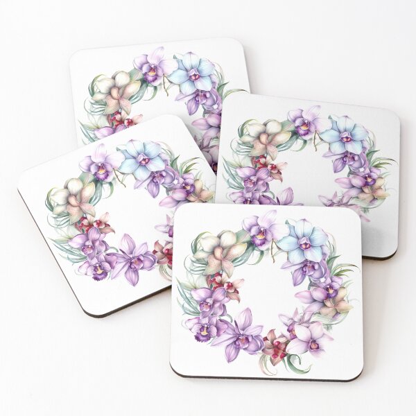 Item preview, Orchids Wreath Clipart, Exotic Blooms, Sophisticated Florals, Elegant Orchids, Luxurious Bouquet, Rare Beauty, Serene Charm designed and sold by CoolorPainting.