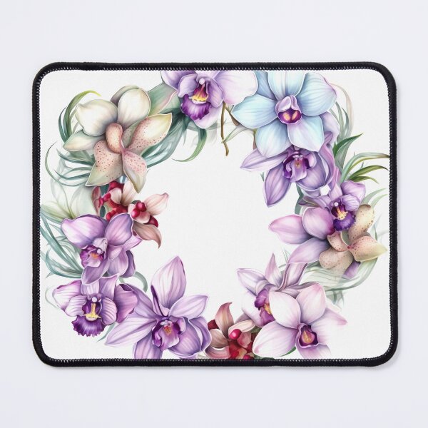 Item preview, Orchids Wreath Clipart, Exotic Blooms, Sophisticated Florals, Elegant Orchids, Luxurious Bouquet, Rare Beauty, Serene Charm designed and sold by CoolorPainting.