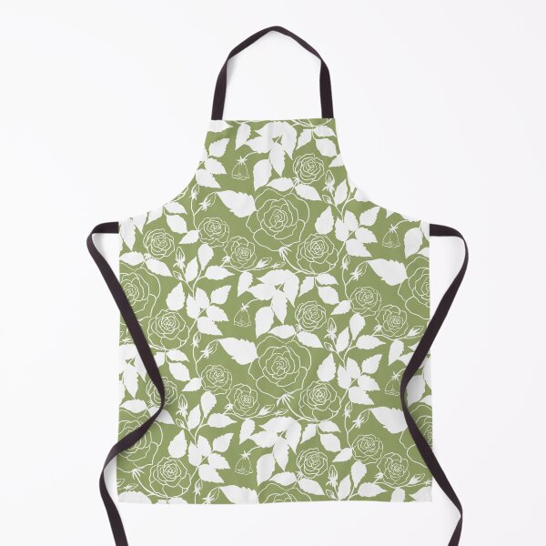 Item preview, The rose garden on sage green designed and sold by PrettywithColor.
