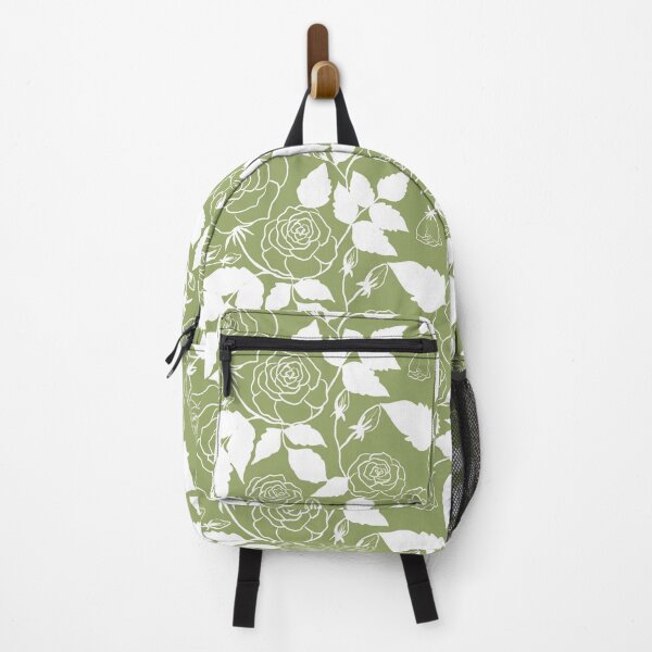 Item preview, The rose garden on sage green designed and sold by PrettywithColor.