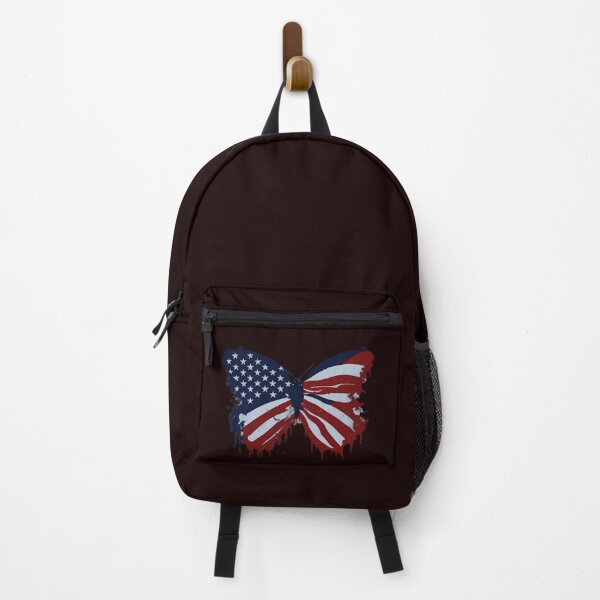 Item preview, 4th of July butterfly in the color of the American flag designed and sold by jkrphoto.